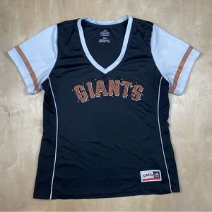 Majestic San Francisco Giants Baseball Bling Sparkle Jersey Women’s Large